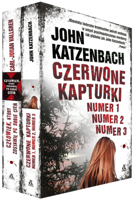 Czerwone Kapturki / Człowiek który zostawił po sobie cień Pakiet - John Katzenbach | okładka