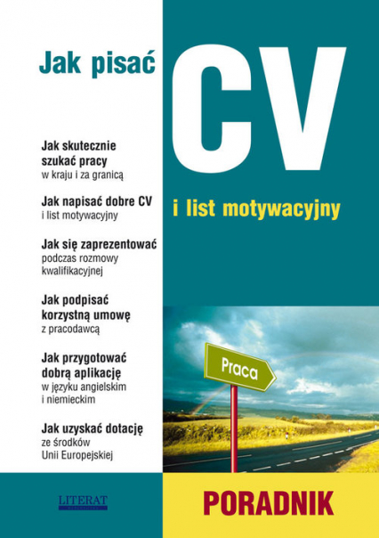 Jak pisać CV i list motywacyjny Poradnik - Sądowska Sylwia | okładka