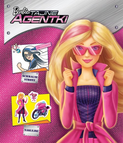 Barbie Tajne Agentki Ścieralne strony -  | okładka