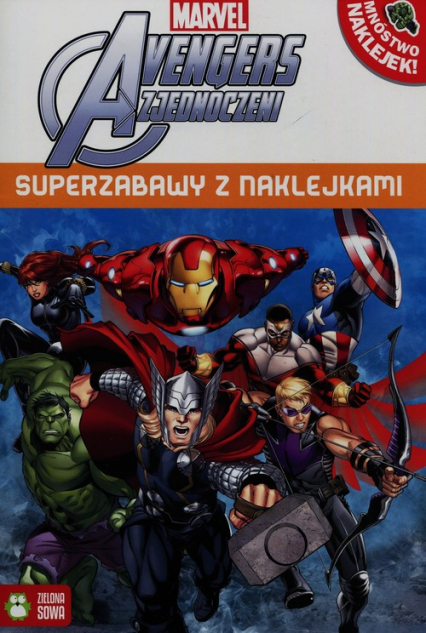 Superzabawy z naklejkami Avengers Zjednoczeni -  | okładka