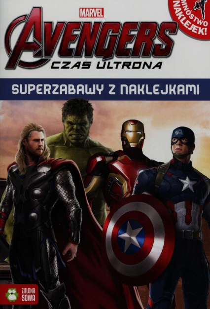 Superzabawy z naklejkami Avengers Czas Ultrona -  | okładka