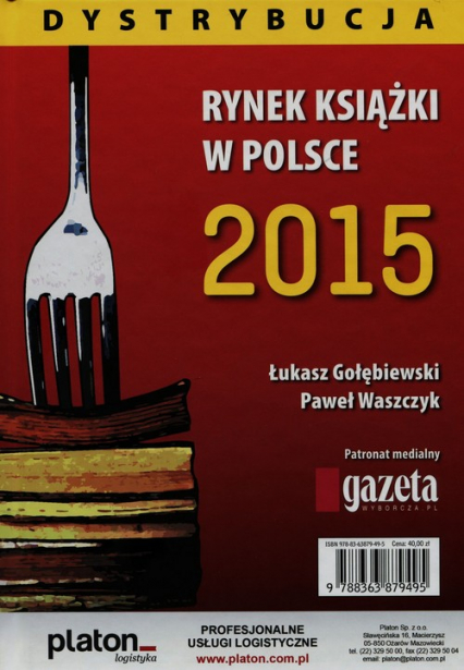 Rynek książki w Polsce 2015 Dystrybucja - Waszczyk Paweł | okładka