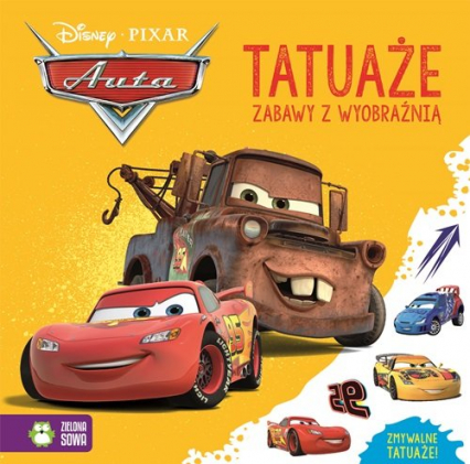 Tatuaże zabawy z wyobraźnią Disney Auta -  | okładka