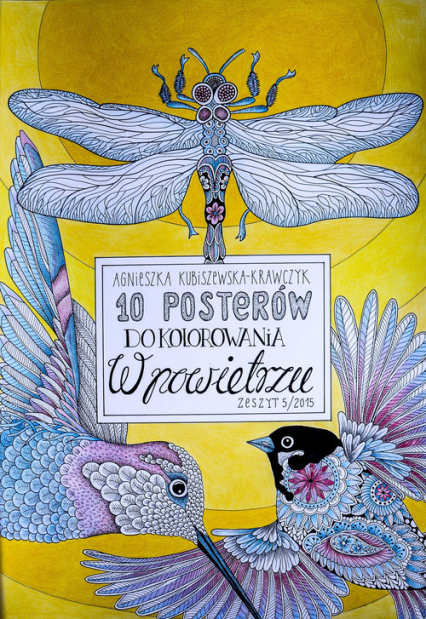 10 posterów do kolorowania 5 W powietrzu - Agnieszka Kubiszewska-Krawczyk | okładka