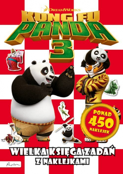 Dream Works Kung Fu Panda 3 Wielka księga zadań z naklejkami -  | okładka