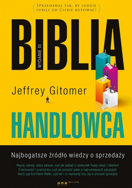 Biblia handlowca Najbogatsze źródło wiedzy o sprzedaży w3 - Jeffrey Gitomer | okładka