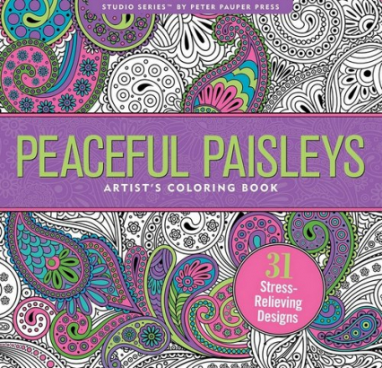 Kolorowanka Artystyczna Paisley -  | okładka
