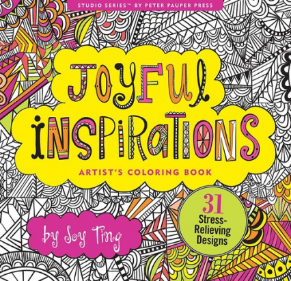 Kolorowanka artystyczna Radosne Inspiracje -  | okładka