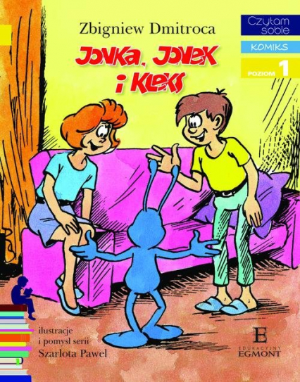 Jonka, Jonek i Kleks Czytam sobie Poziom 1 Komiks - Zbigniew Dmitroca | okładka