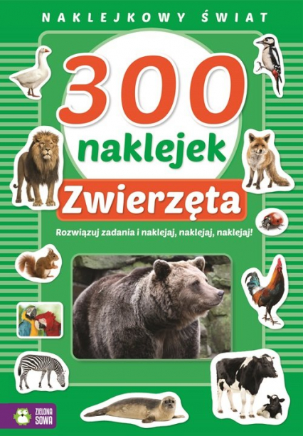 300 naklejek Zwierzęta Naklejkowy świat -  | okładka