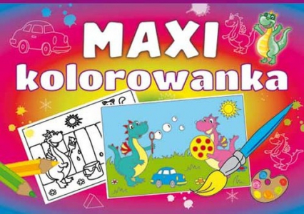 Maxi kolorowanka -  | okładka