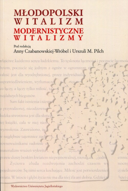 Młodopolski witalizm Modernistyczne witalizmy -  | okładka