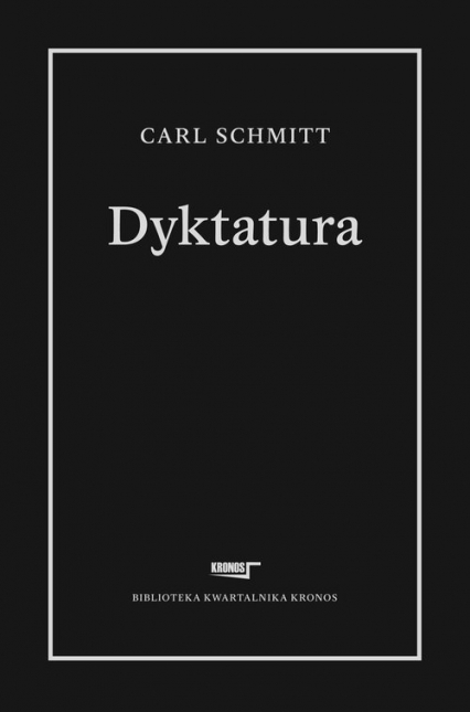 Dyktatura - Carl Schmitt | okładka