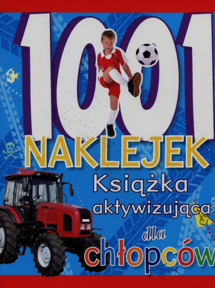 1001 naklejek Książka aktywizująca dla chłopców -  | okładka