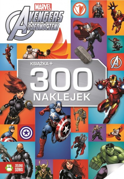 Avengers 300 naklejek -  | okładka