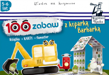100 zabaw z koparką Barbarką (5-6 lat) - Anna Grabek, Bożena Dybowska | okładka