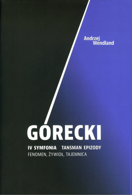 Górecki IV symfonia Tansman Epizody Fenomen, żywioł, tajemnica - Andrzej Wandland | okładka