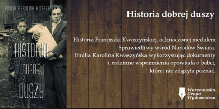 Historia dobrej duszy - Emilia Kwaszyńska | okładka