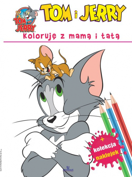 Tom i Jerry Koloruję z mamą i tatą -  | okładka