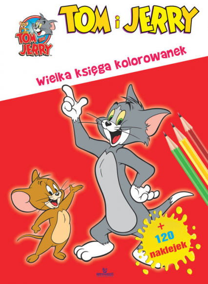 Tom i Jerry Wielka księga kolorowanek -  | okładka
