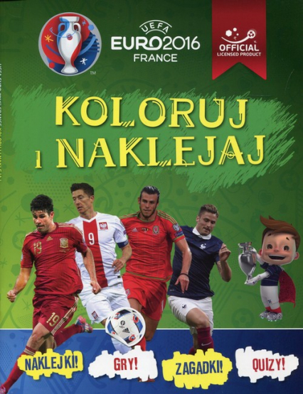UEFA EURO 2016 Koloruj i naklejaj -  | okładka