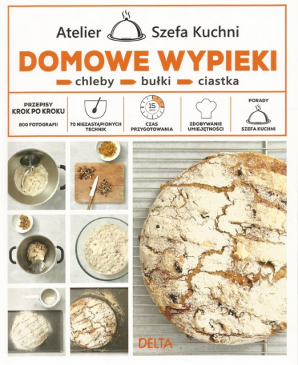 Domowe wypieki chleby, bułki, ciastka - Chistophe Dovergne, Damien Douquesne | okładka