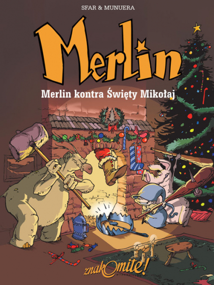 Merlin tom 2 Merlin kontra Święty Mikołaj - Munuera Sfar | okładka