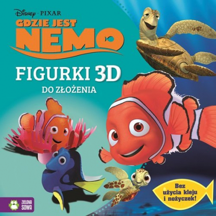 Figurki 3D Wypychanki Gdzie jest Nemo? Disney -  | okładka