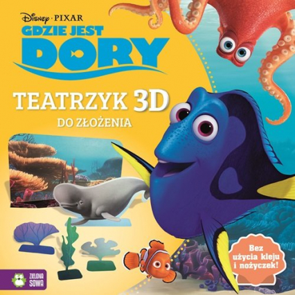 Teatrzyk 3D Wypychanki Gdzie jest Dory? Disney -  | okładka
