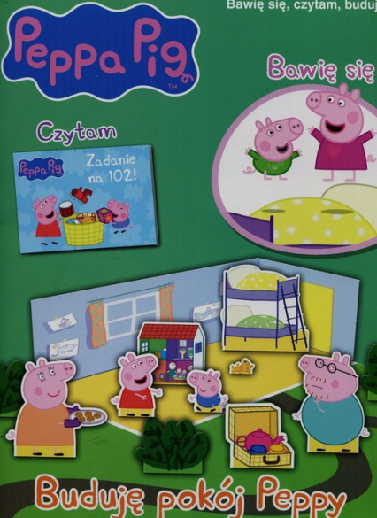 Peppa Pig Bawię się czytam buduję nr 5 Buduję pokój Peppy -  | okładka
