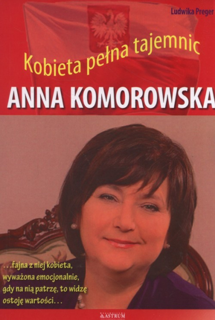 Anna Komorowska Kobieta pełna tajemnic - Ludwika Preger | okładka