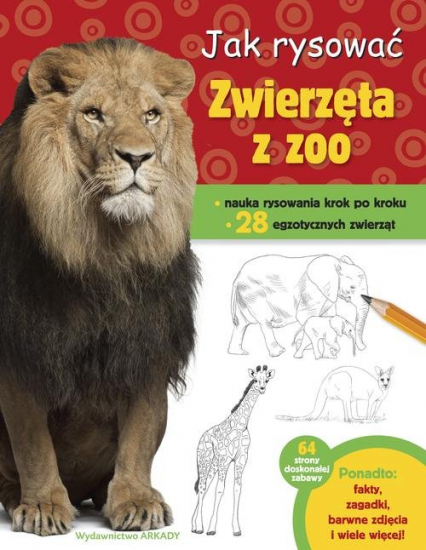 Jak rysować Zwierzęta z zoo - Robin Cuddy | okładka