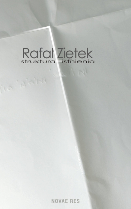 Struktura istnienia - Rafał  Ziętek | okładka