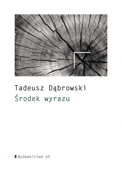 Środek wyrazu - Tadeusz Dąbrowski | okładka