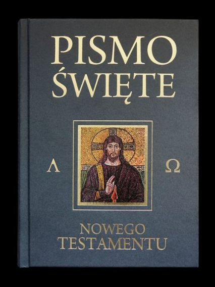 Pismo Święte Nowego Testamentu popielaty - Kazimierz Romaniuk | okładka