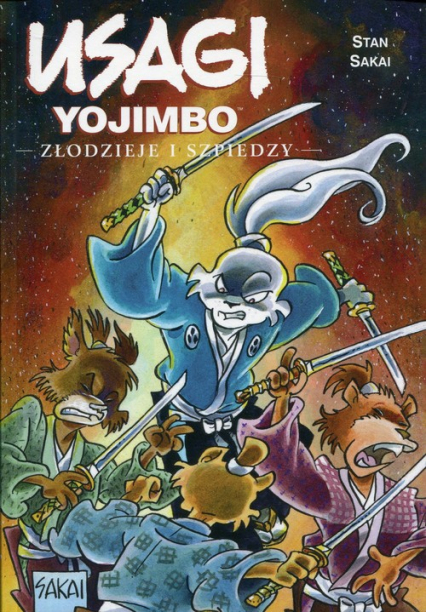 Usagi Yojimbo 25 Złodzieje i szpiedzy - Sakai Stan | okładka