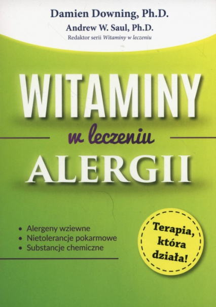 Witaminy w leczeniu alergii - Damien Downing | okładka