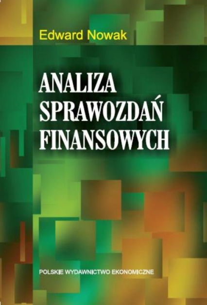 Analiza sprawozdań finansowych - Nowak Edward | okładka