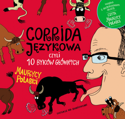 Corrida językowa, czyli 10 byków głównych + CD - Maurycy Polaski | okładka