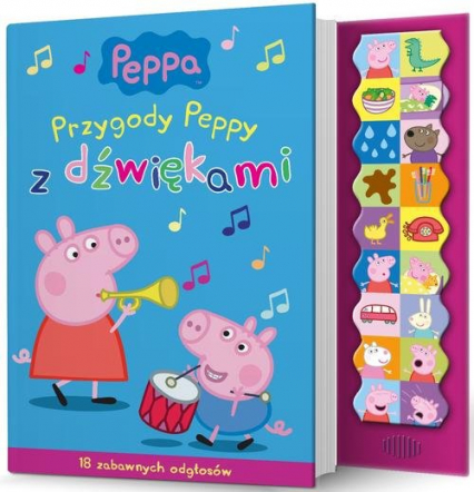 Świnka Peppa Przygody Peppy z dźwiękami -  | okładka