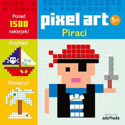 Pixel art Piraci -  | okładka