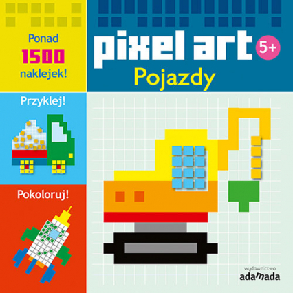 Pixel art Pojazdy -  | okładka