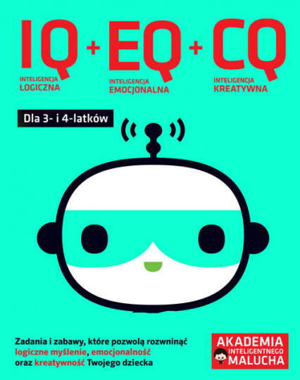 IQ + EQ + CQ dla 3-4 latków -  | okładka