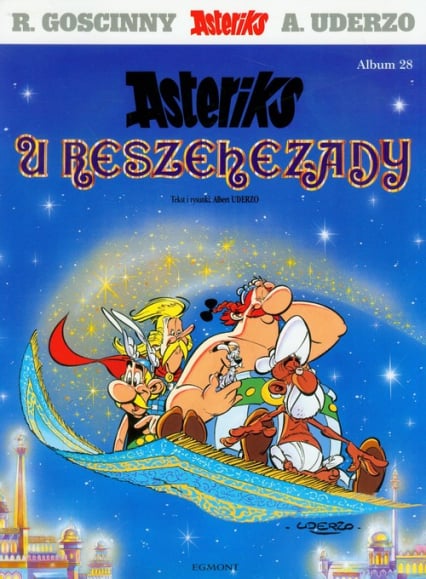 Asteriks u Reszehezady 28 - Gościnny Rene, Uderzo Albert | okładka