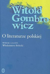 O literaturze polskiej - Witold Gombrowicz | okładka