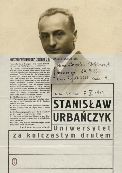 Uniwersytet za kolczastym drutem - Stanisław Urbańczyk | okładka