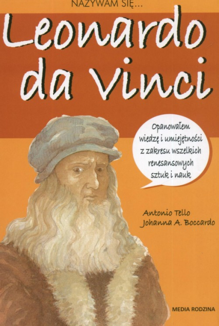 Nazywam się Leonardo da Vinci - Boccardo Johanna A., Tello Antonio | okładka