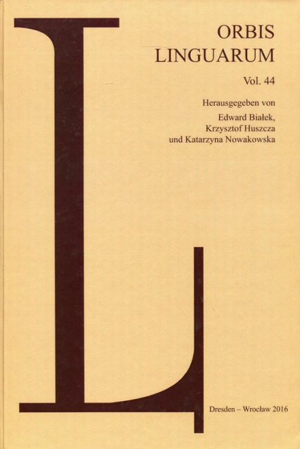 Orbis Linguarum vol.44 -  | okładka