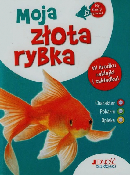 Moja złota rybka Książeczka z naklejkami - Bruno Tenerezza | okładka
