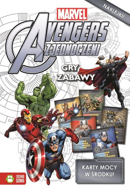 Avengers gry i zabawy + karty do zabawy do wypchnięcia -  | okładka